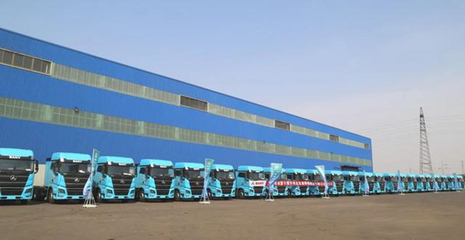 三一電動重卡唐山交付75臺!